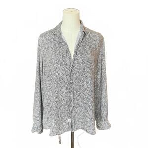 Frank & Eileen Women's Button-Up Shirt - Classic Floral Print, Size M